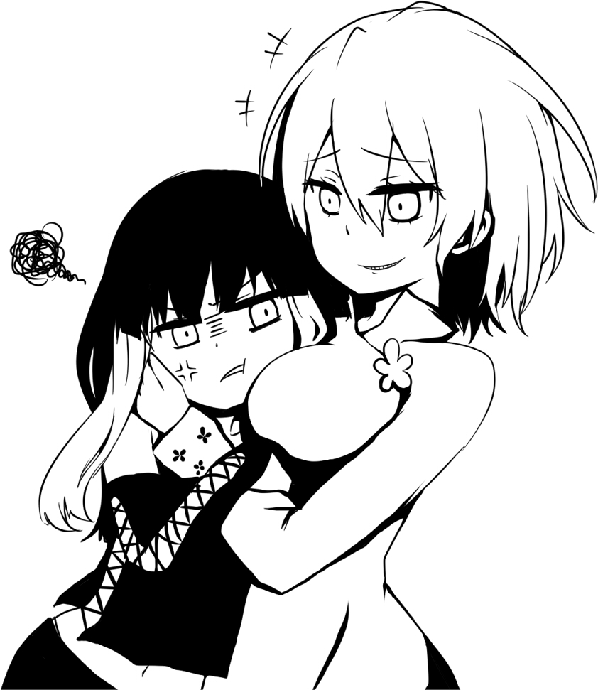 misaka worst and kuroyoru umidori (toaru majutsu no index and 1 more) drawn by i.u.y
