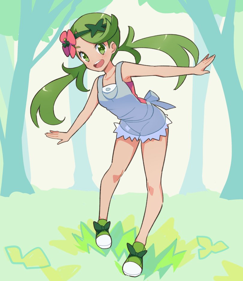 mallow (pokemon and 1 more) drawn by kurochiroko