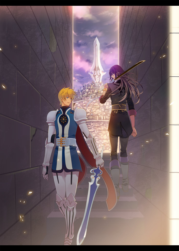 yuri lowell and flynn scifo (tales of and 1 more) drawn by hoshino_kabi