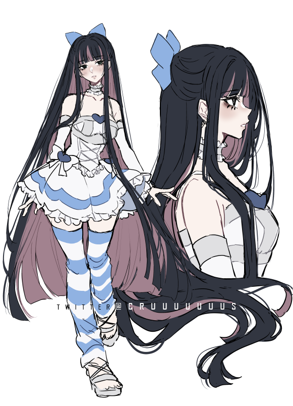 stocking (panty & stocking with garterbelt) drawn by criis-chan