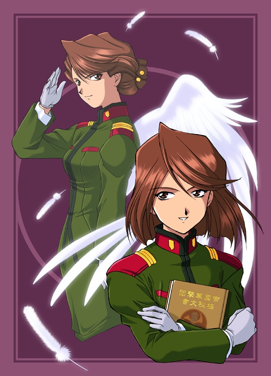 fujieda kaede and fujieda ayame (sakura taisen and 2 more) drawn by yamaguchi_yasushi