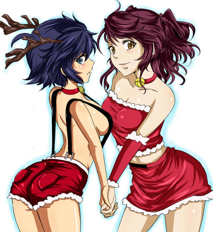 shirogane naoto and kujikawa rise (persona and 1 more) drawn by suta_furachina