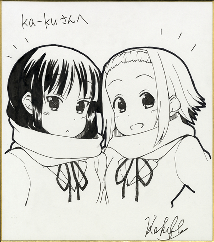 akiyama mio and tainaka ritsu (k-on!) drawn by kakifly