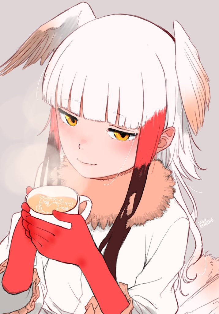japanese crested ibis (kemono friends) drawn by turbo_engine_(rakugaki_tabo)