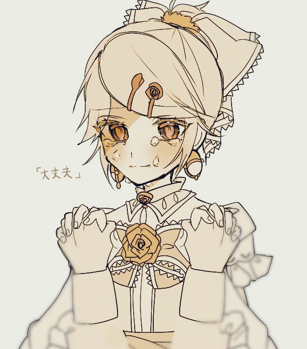 kagamine rin and riliane lucifen d'autriche (vocaloid and 2 more) drawn by puge_(r_neko_12)