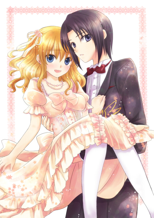 ushiromiya jessica and kanon (umineko no naku koro ni) drawn by maekawa_suu