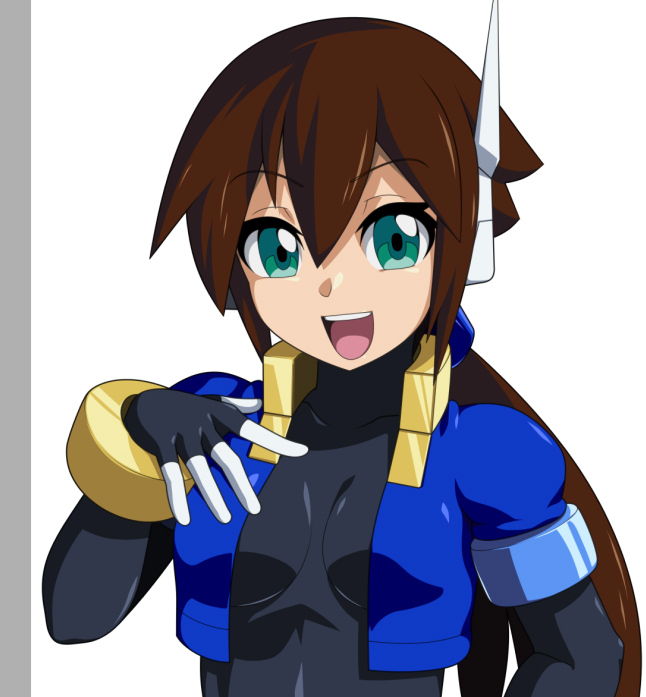 aile (mega man and 2 more) drawn by semikichi
