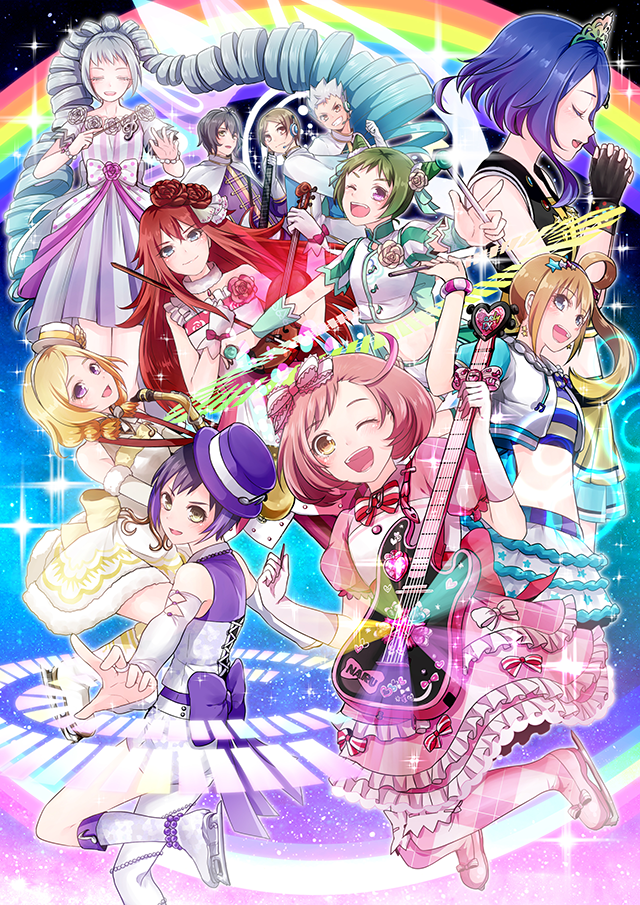 ayase naru, renjouji beru, rinne, morizono wakana, fukuhara ann, and 6 more (pretty series and 2 more) drawn by monicanc