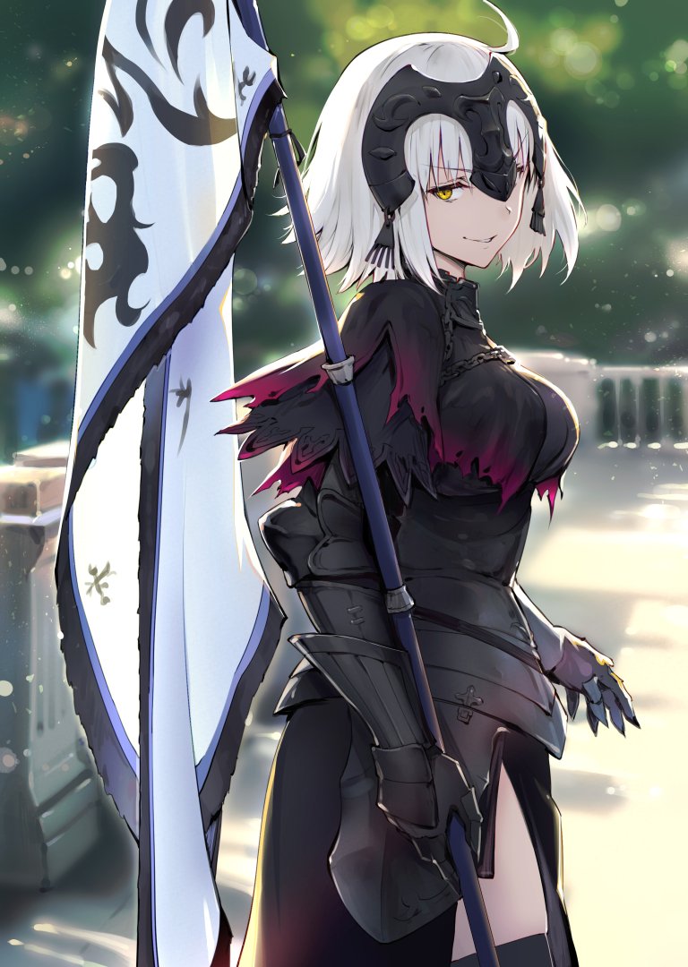 jeanne d'arc alter (fate and 1 more) drawn by haoni