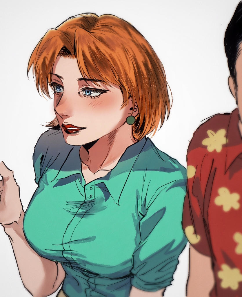lois griffin and glenn quagmire (family guy) drawn by borderline7839