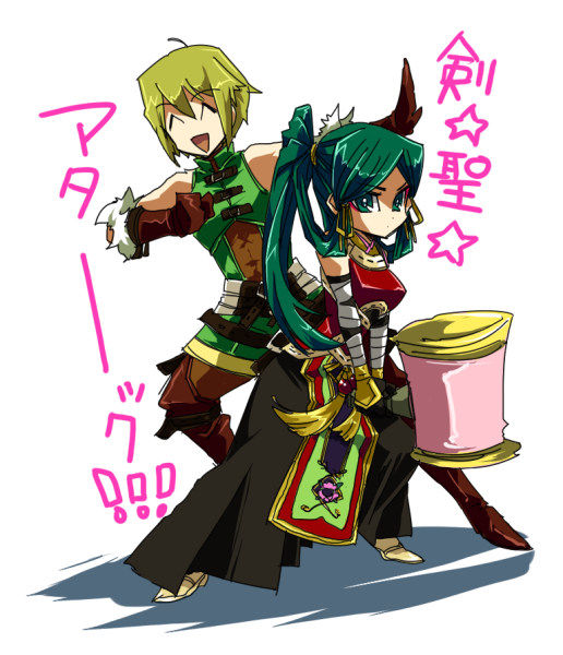 richard and hazuki (gensou suikoden and 1 more) drawn by gi_(46rain)