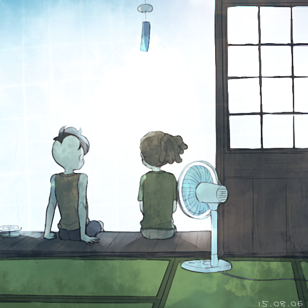 kidou yuuto and fudou akio (inazuma eleven) drawn by saku_anna