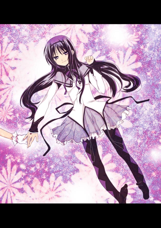 akemi homura (mahou shoujo madoka magica) drawn by uzuki_takeru