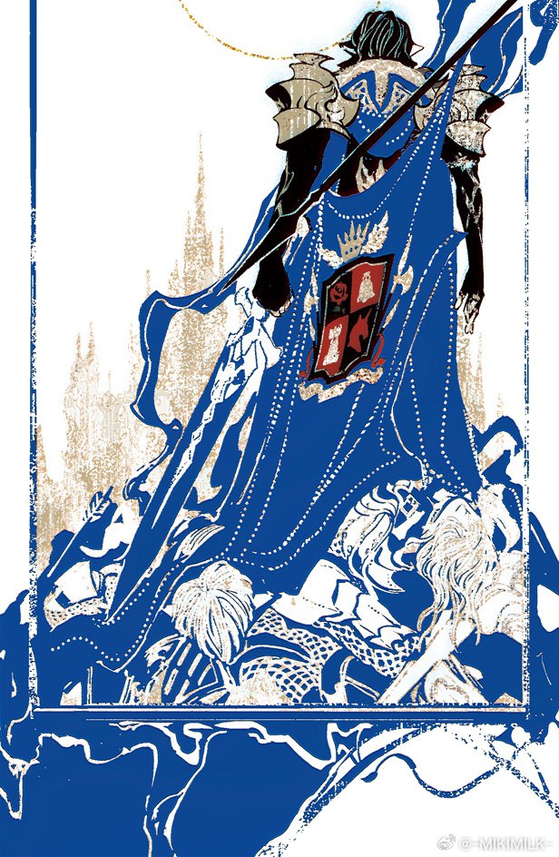 aymeric de borel (final fantasy and 1 more) drawn by hangleing