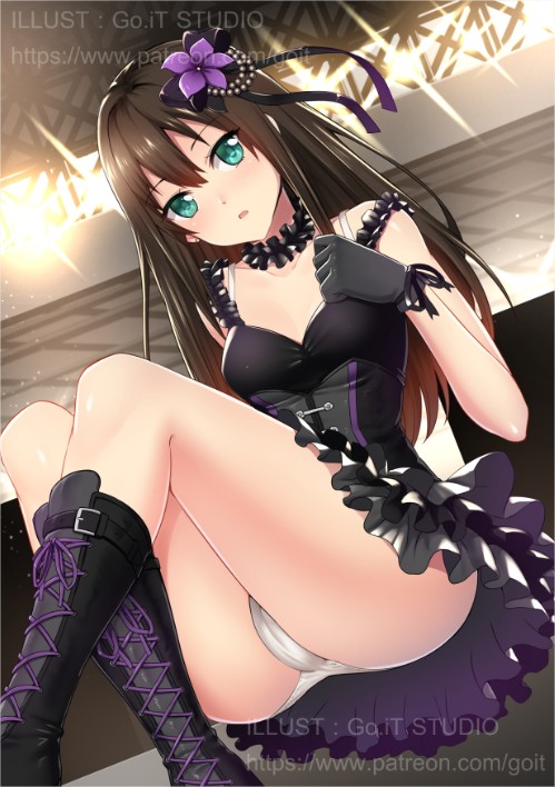 shibuya rin (idolmaster and 1 more) drawn by go-it