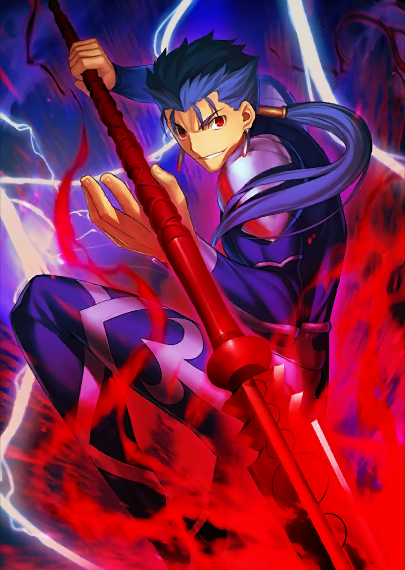 cu chulainn (fate and 1 more) drawn by takeuchi_takashi