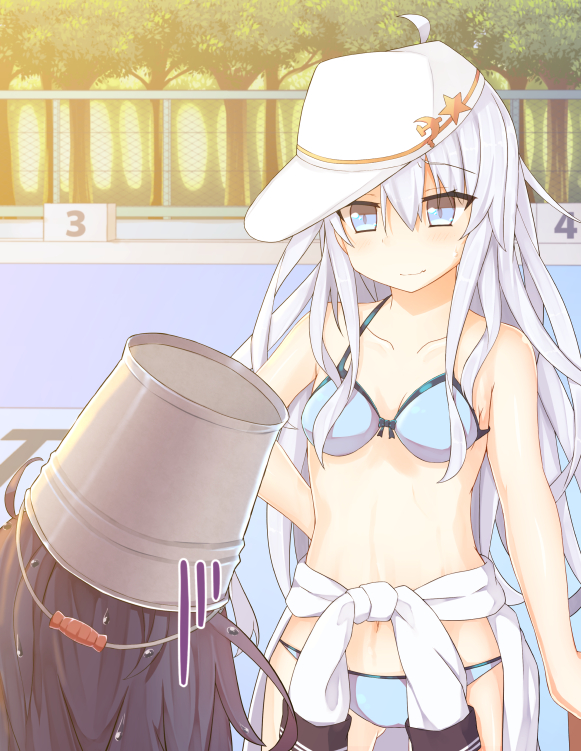 hibiki, akatsuki, and verniy (kantai collection) drawn by lolikaku