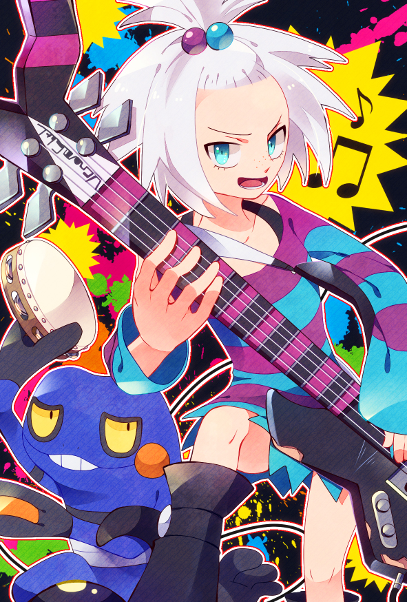 roxie and croagunk (pokemon and 1 more) drawn by pohe