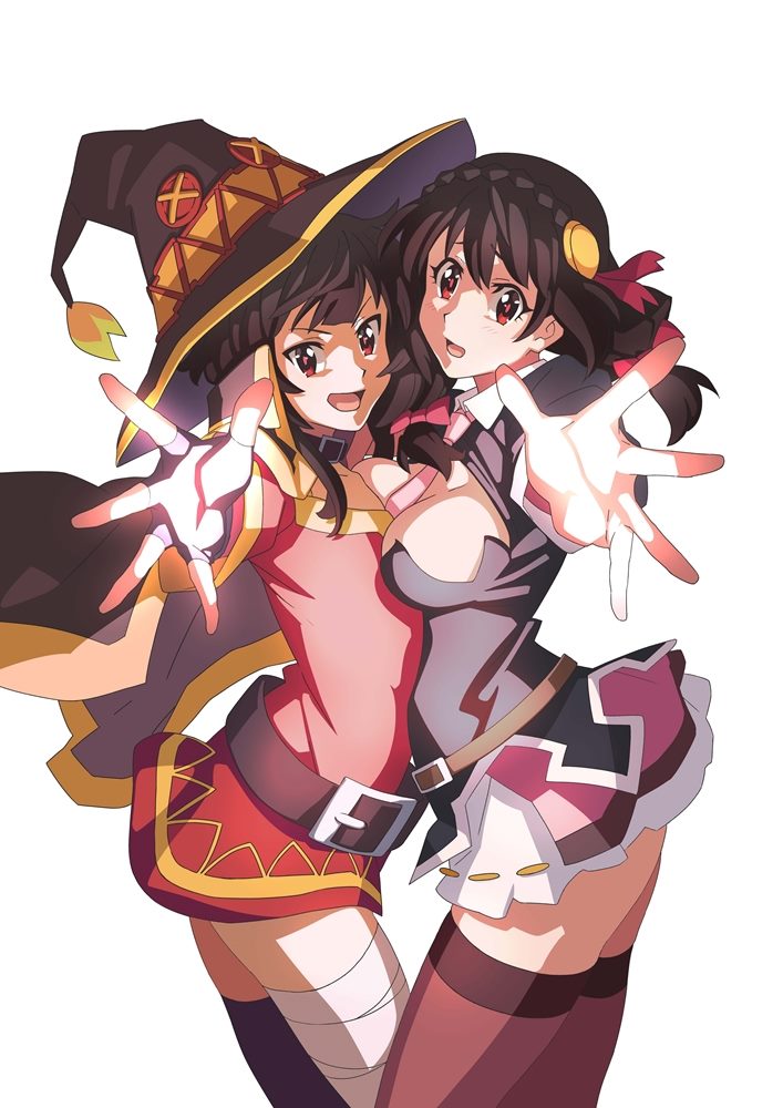 megumin and yunyun (kono subarashii sekai ni shukufuku wo!)