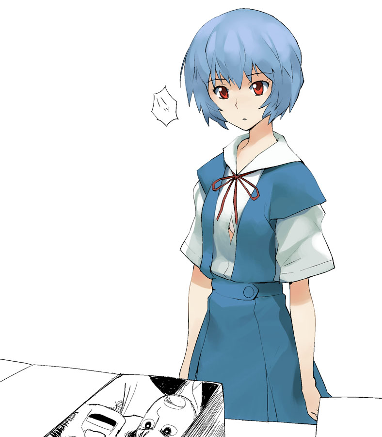 ayanami rei, kaibara yuzan, and yamaoka shirou (neon genesis evangelion and 1 more) drawn by a1_(initial-g)