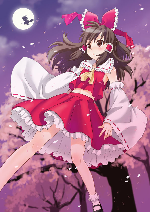 hakurei reimu and kirisame marisa (touhou) drawn by mattaku_mousuke