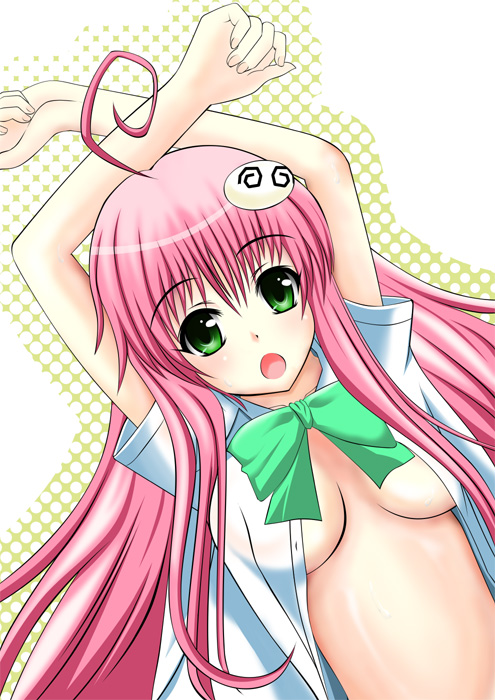 lala satalin deviluke and peke (to love-ru) drawn by natsuzakura_yuuki
