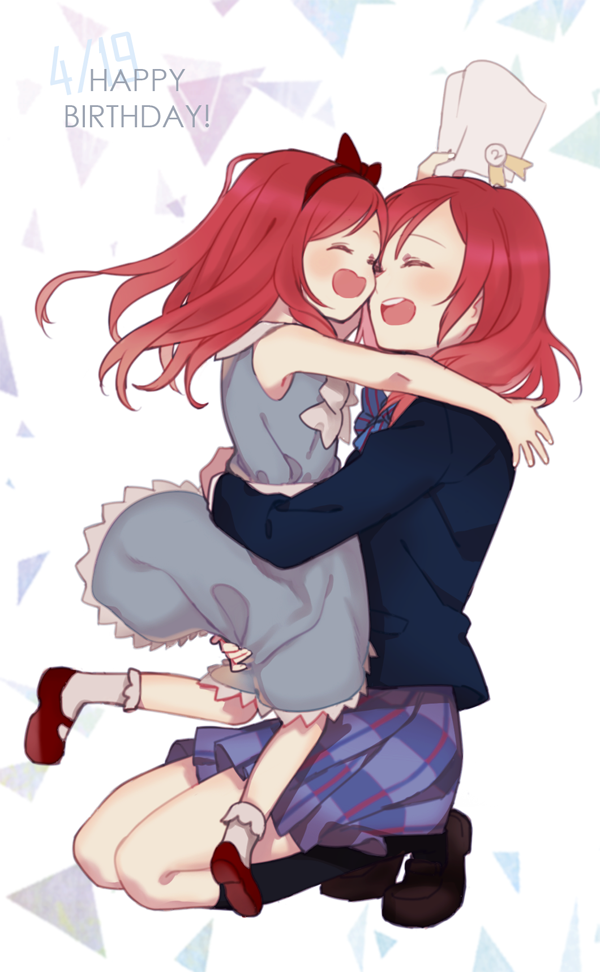 nishikino maki (love live! and 1 more) drawn by electric_flower