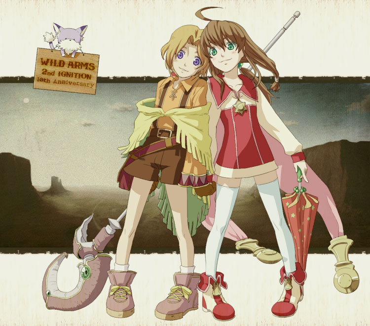 lilka eleniak, tim rhymeless, and puka (wild arms and 1 more) drawn by umetsubo