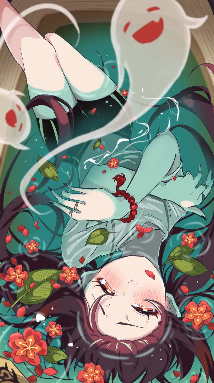 hu tao and boo tao (genshin impact) drawn by cashew_0_dgren