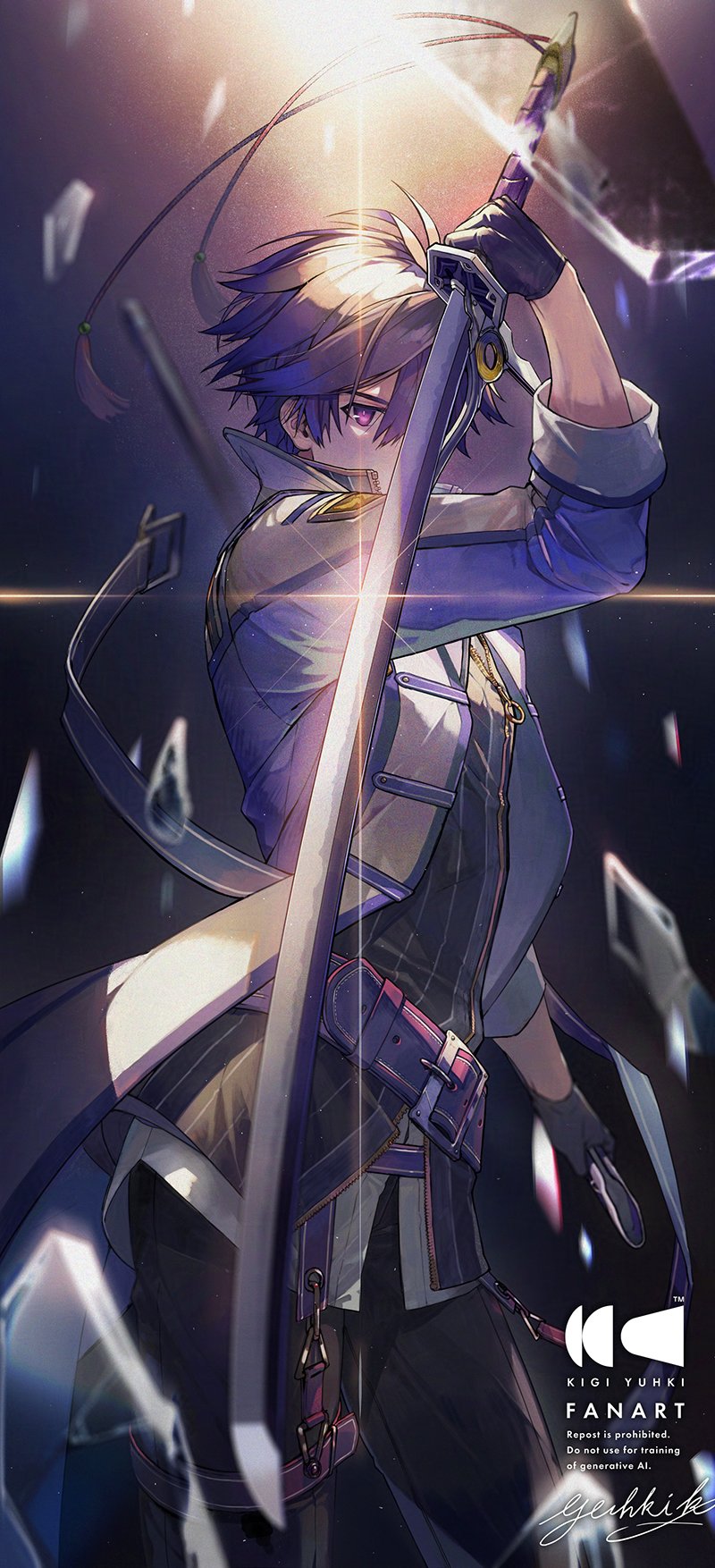 rean schwarzer (eiyuu densetsu and 2 more) drawn by yuhki_k