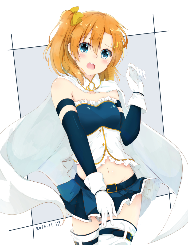 miki sayaka and kosaka honoka (love live! and 2 more) drawn by shiina_kuro