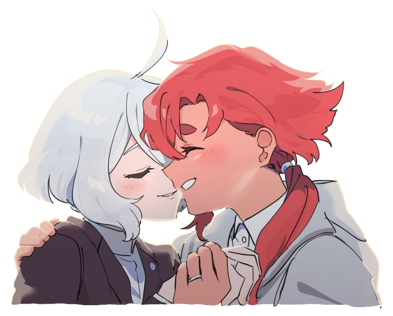 suletta mercury and miorine rembran (gundam and 1 more) drawn by shirop_imas