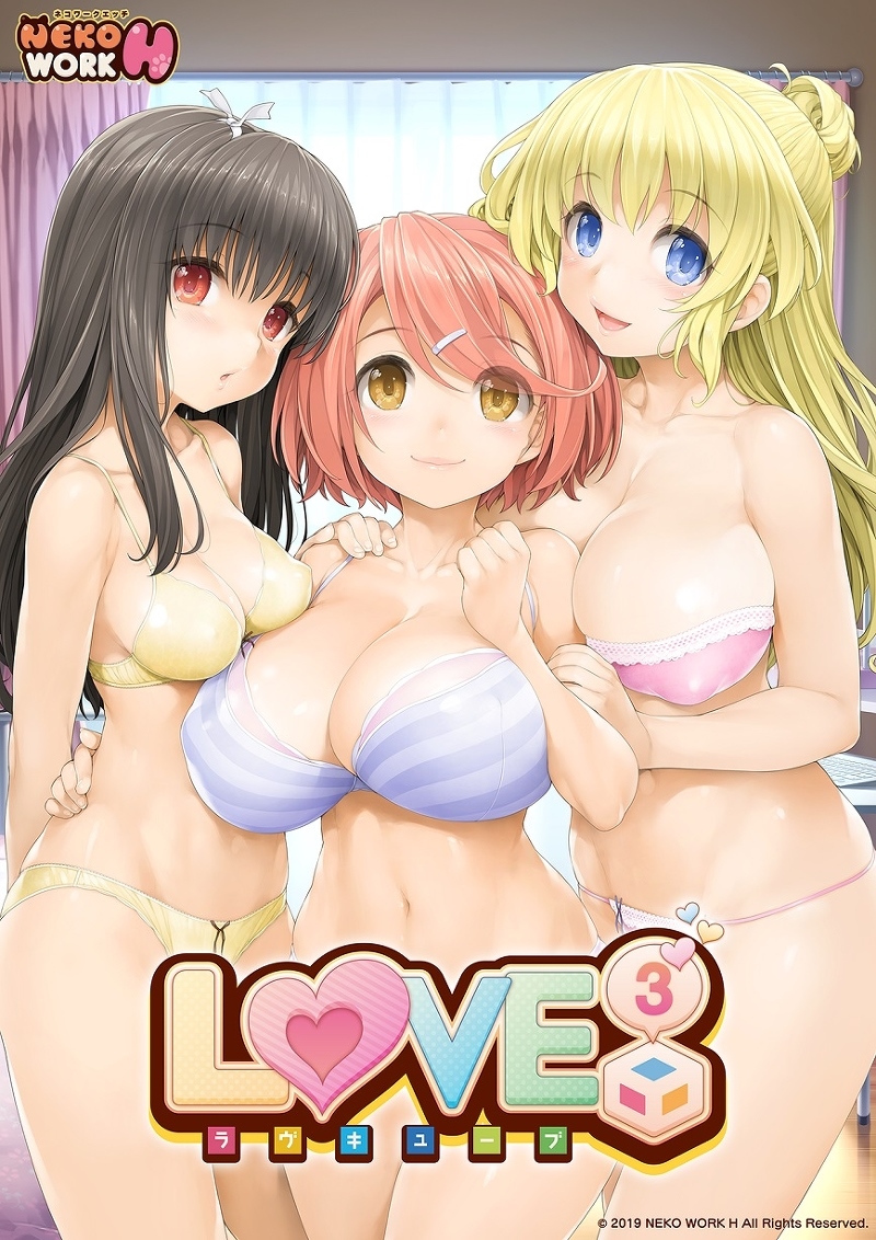 amabane nodoka, shitaka iori, and higashiboujou akira (love cube) drawn by ishikei