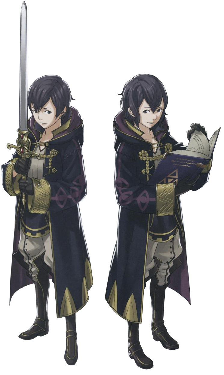 female morgan and male morgan (fire emblem and 1 more) drawn by kozaki_yuusuke