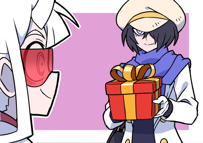 loremaster and archangel (helltaker) drawn by kyo-hei_(kyouhei)