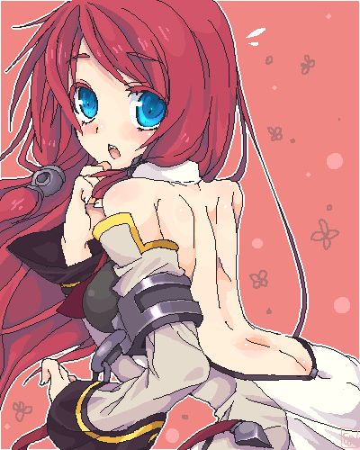 noel vermillion and tsubaki yayoi (blazblue) drawn by uzukinoko