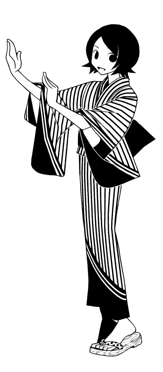 hitou nami (sayonara zetsubou sensei) drawn by kumeta_kouji