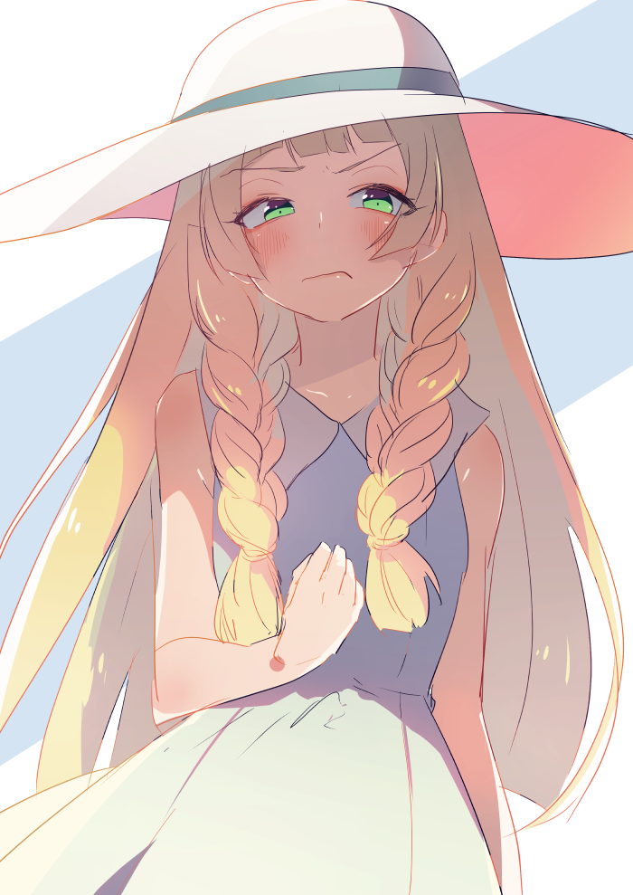 lillie (pokemon and 1 more) drawn by nakaba_(mode)
