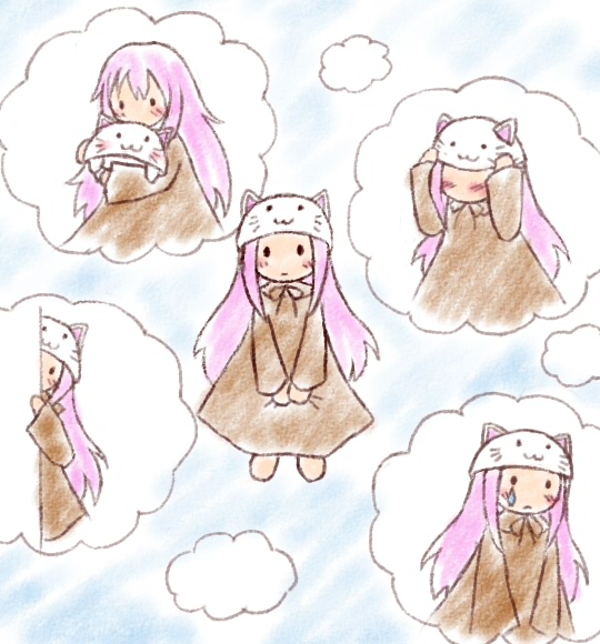 megurine luka (vocaloid and 1 more) drawn by kahoru_(artist)