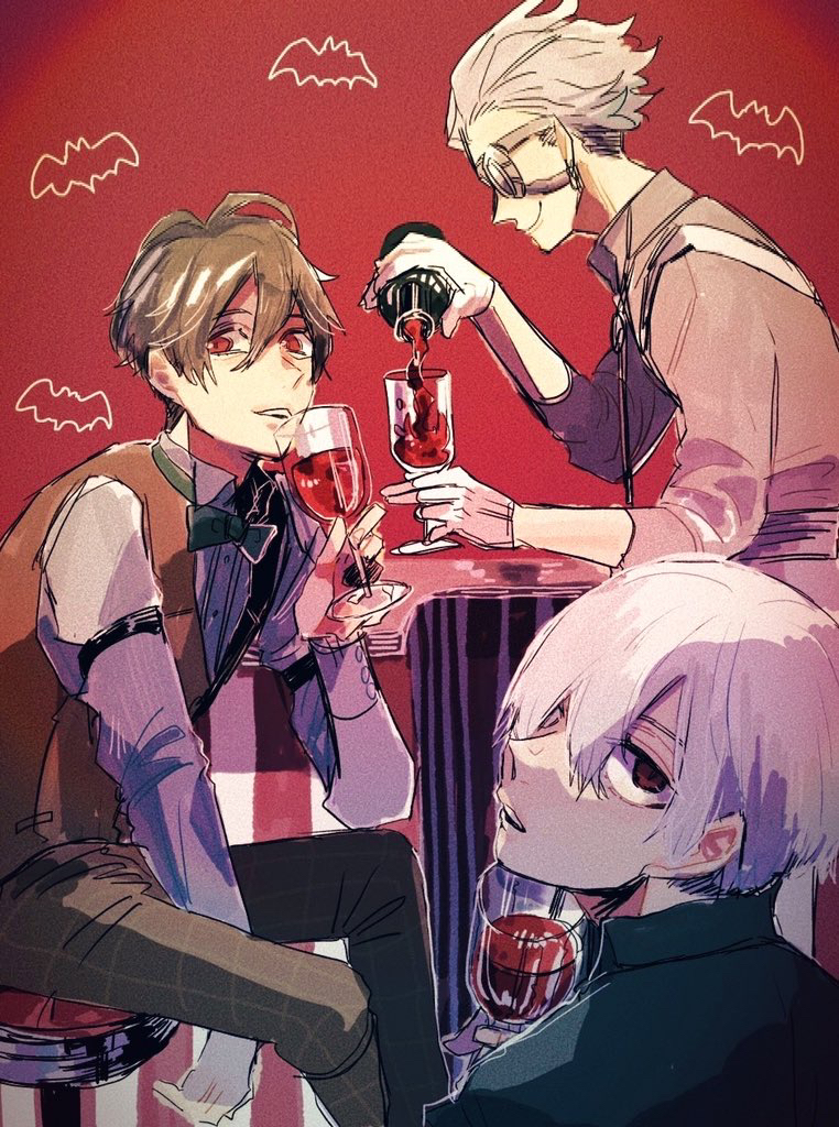 takeuchi, suwa, and kurusu shutaro (mars red) drawn by g65795852