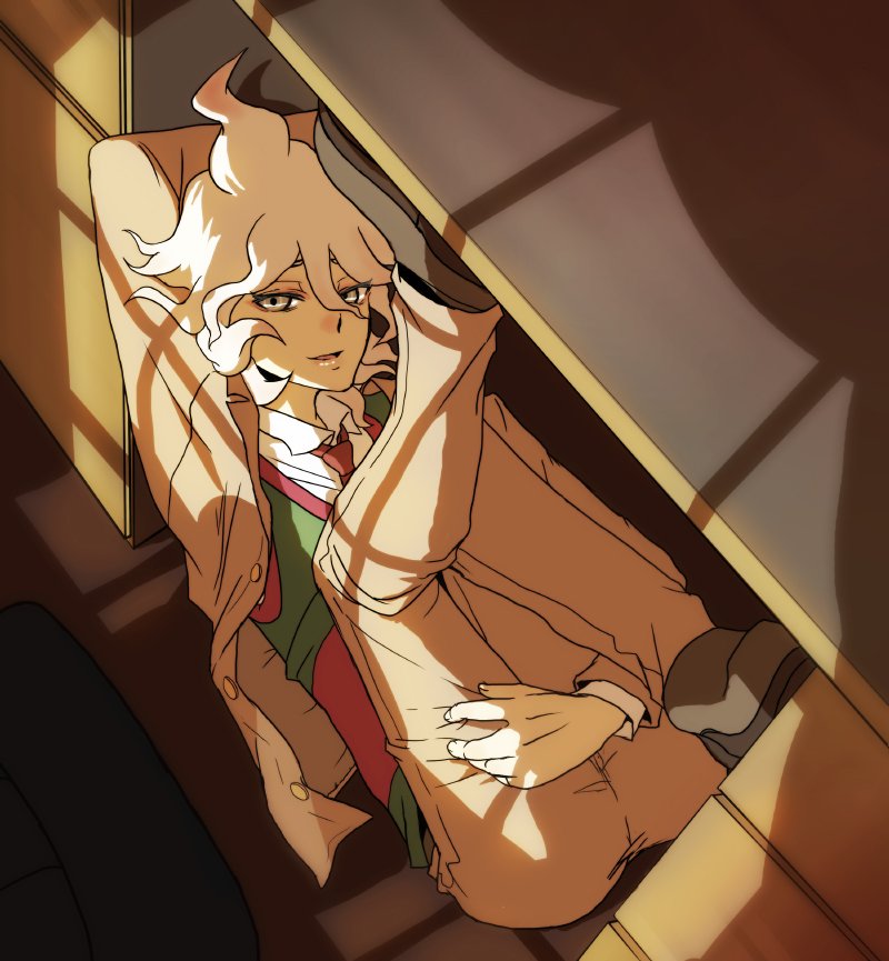 komaeda nagito (danganronpa and 1 more) drawn by yandr4hope