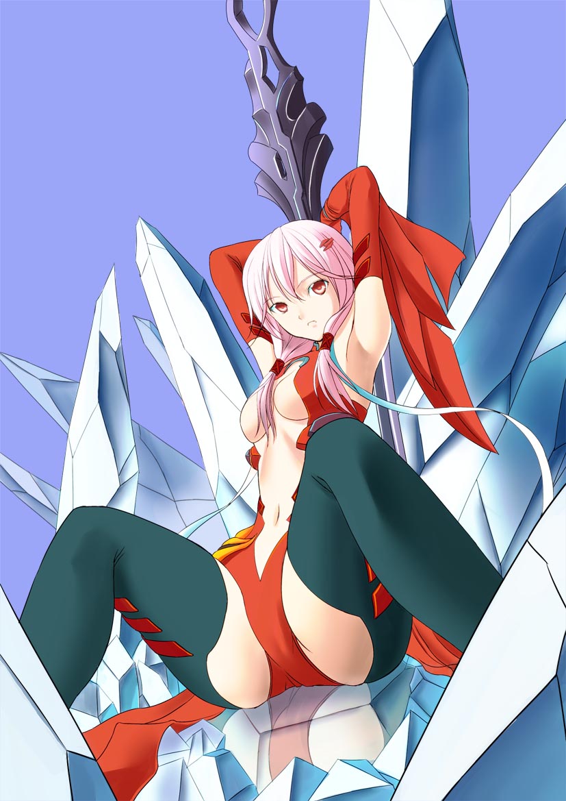 yuzuriha inori (guilty crown) drawn by kagura_hiromu