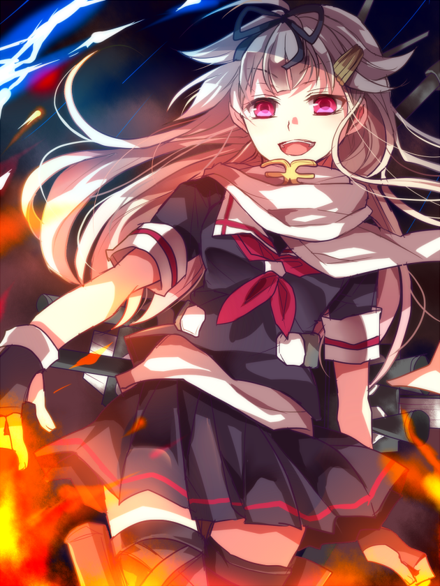 yuudachi and yuudachi kai ni (kantai collection) drawn by sakura_(lilak_a)