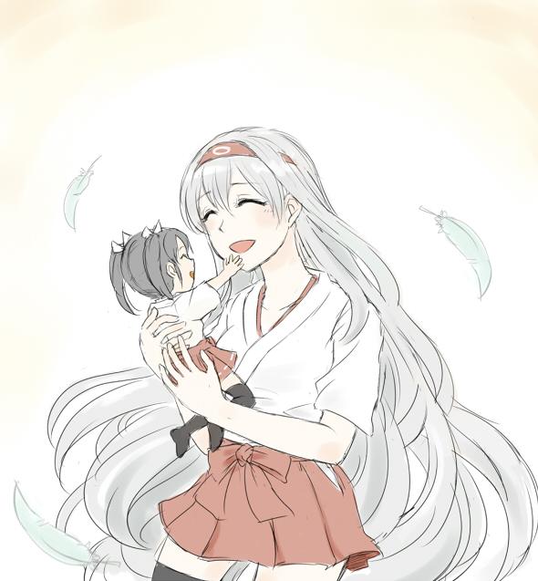 zuikaku and shoukaku (kantai collection) drawn by tee_(comoti18184)