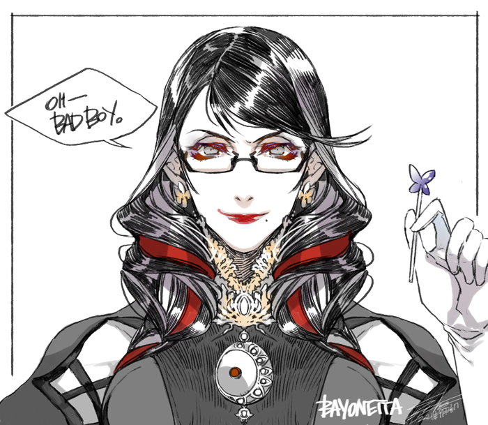 bayonetta (bayonetta and 1 more) drawn by hiryuu_(kugelcruor)