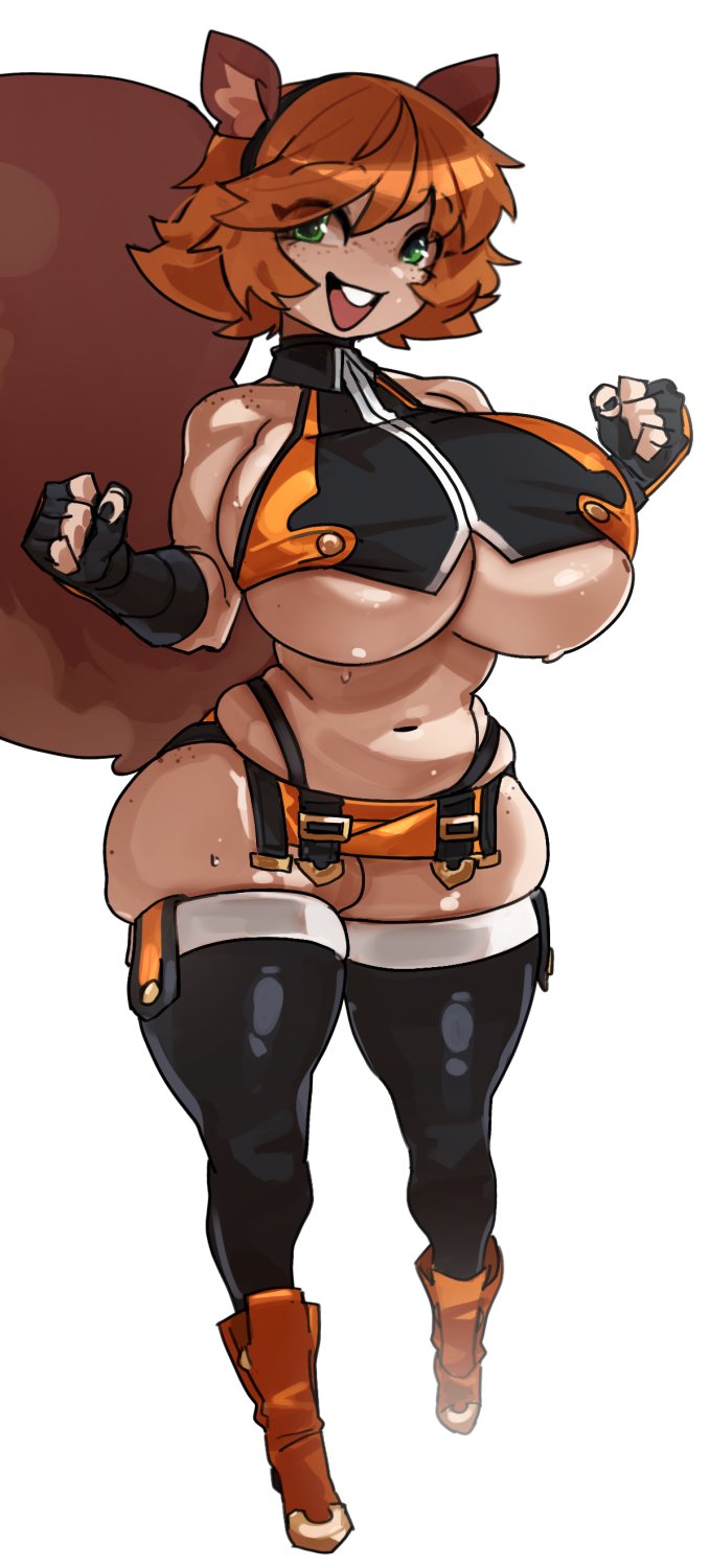 makoto nanaya and squirrel girl (marvel and 2 more) drawn by zanamaoria