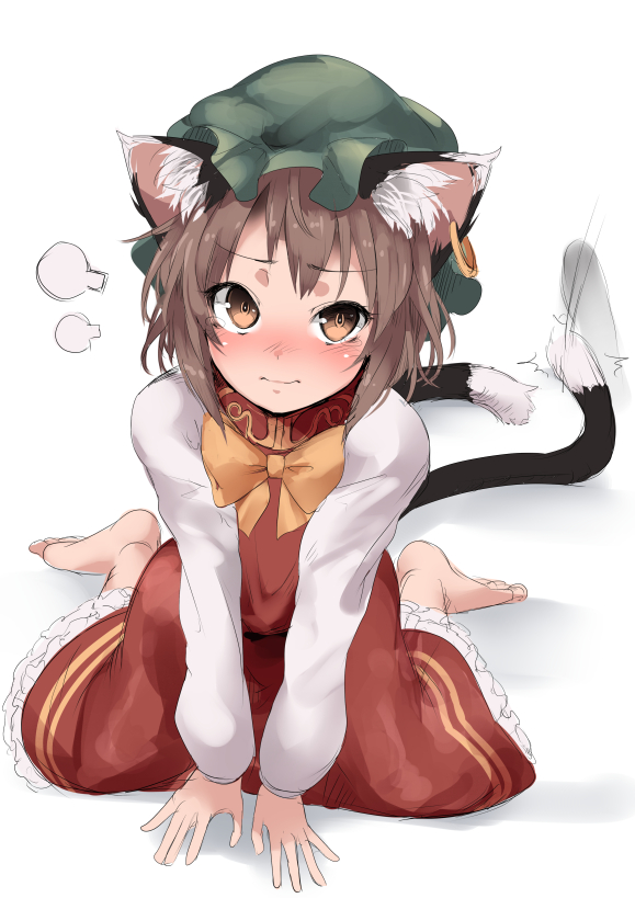 chen (touhou) drawn by yana_(nekoarashi)