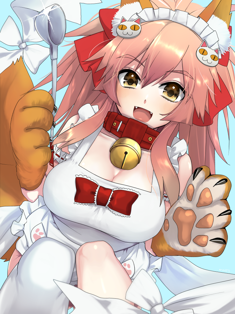 tamamo and tamamo cat (fate and 2 more) drawn by mo253
