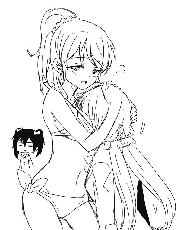 tojo nozomi, yazawa nico, and ayase eli (love live! and 1 more) drawn by neko_(bio-cat)