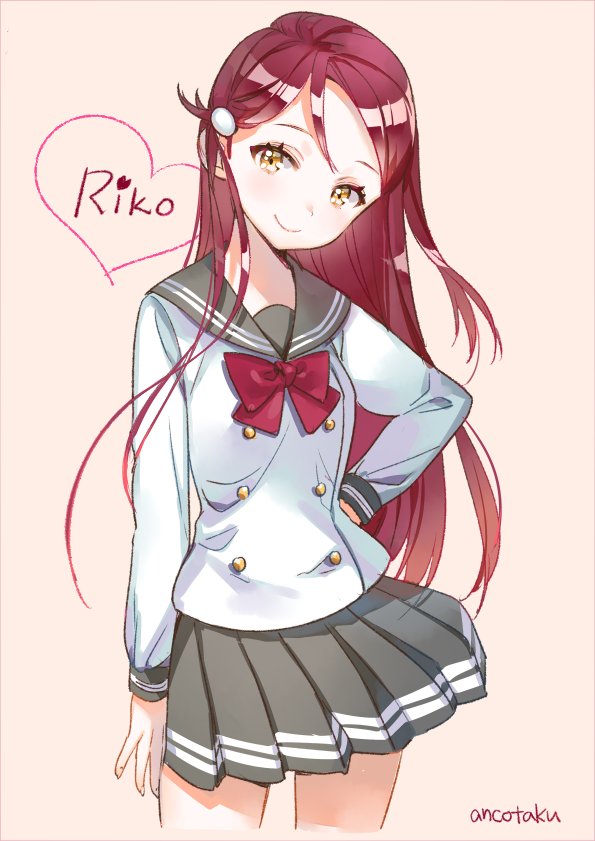 sakurauchi riko (love live! and 1 more) drawn by ancotaku